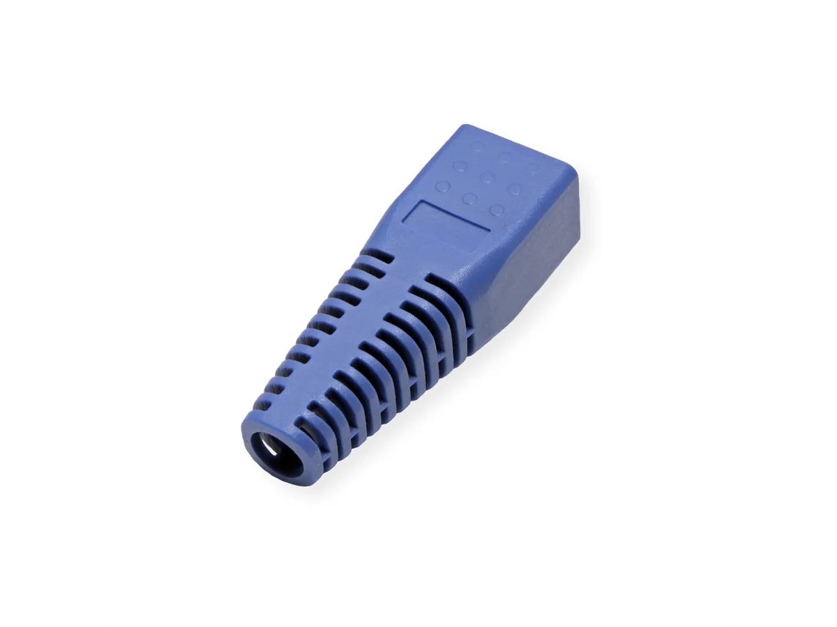 ROLINE CAPPUCCIO DI PROTEZIONE PER RJ45, TAGLIABILE, 10 PEZZI, BLU