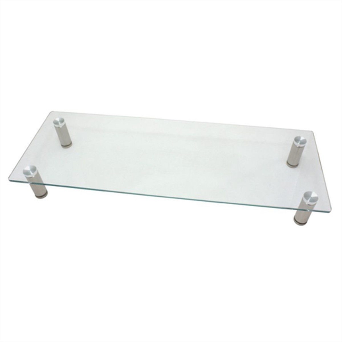 ROLINE STAND PER MONITOR IN VETRO, CON PIEDINI METALLICI AGGIUSTABILI