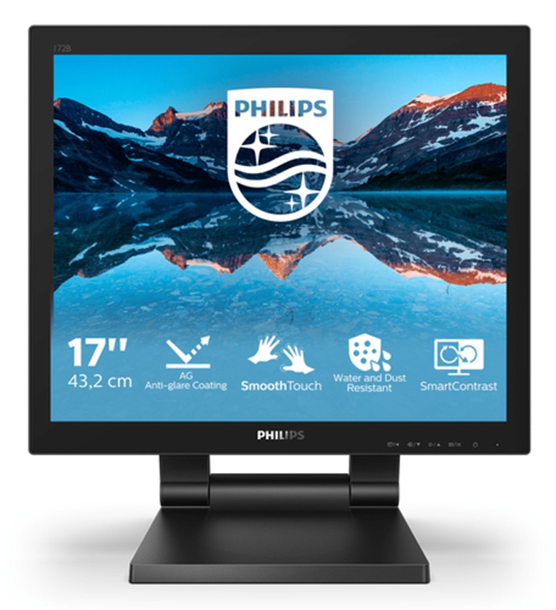 PHILIPS MONITOR TOUCH 17 LED TN 15:4 1280x1024, 250 CDM 1MS, IP65, VGA/DVI/DP/HDMI, MULTIMEDIALE