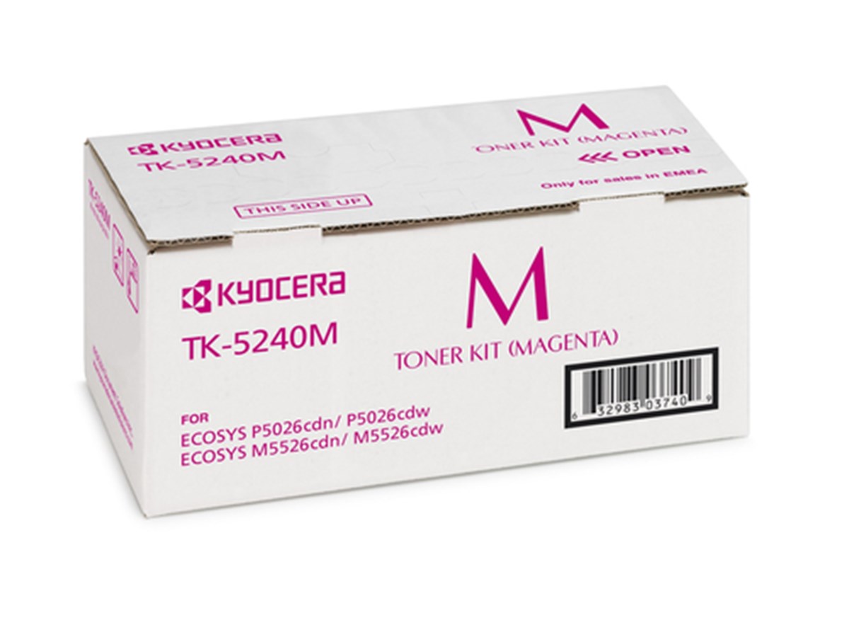 KYOCERA TONER MAGENTA TK-5240M ECOSYS M5526, 3.000 PAG