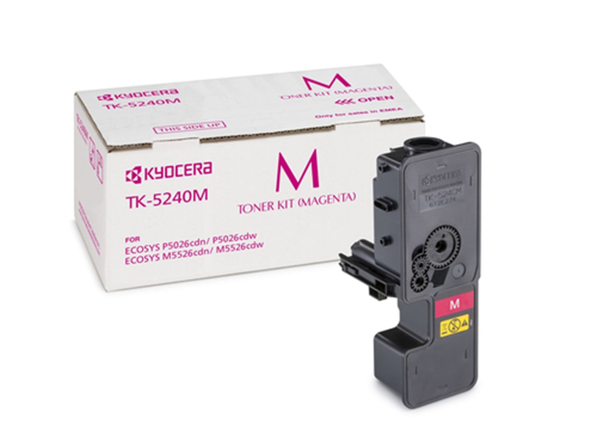 KYOCERA TONER MAGENTA TK-5240M ECOSYS M5526, 3.000 PAG