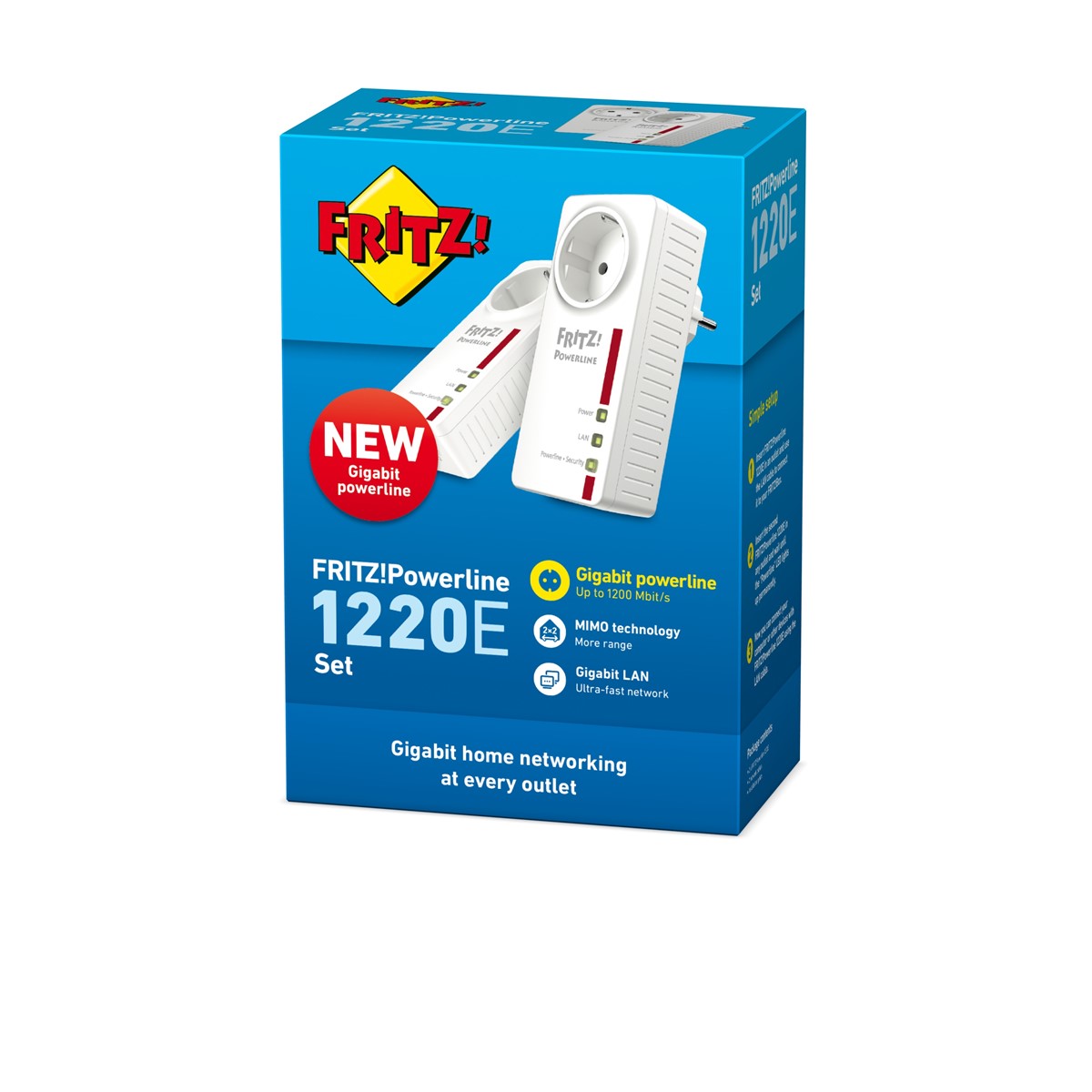 AVM FRITZ! POWERLINE 1220E SET INTERNATIONAL