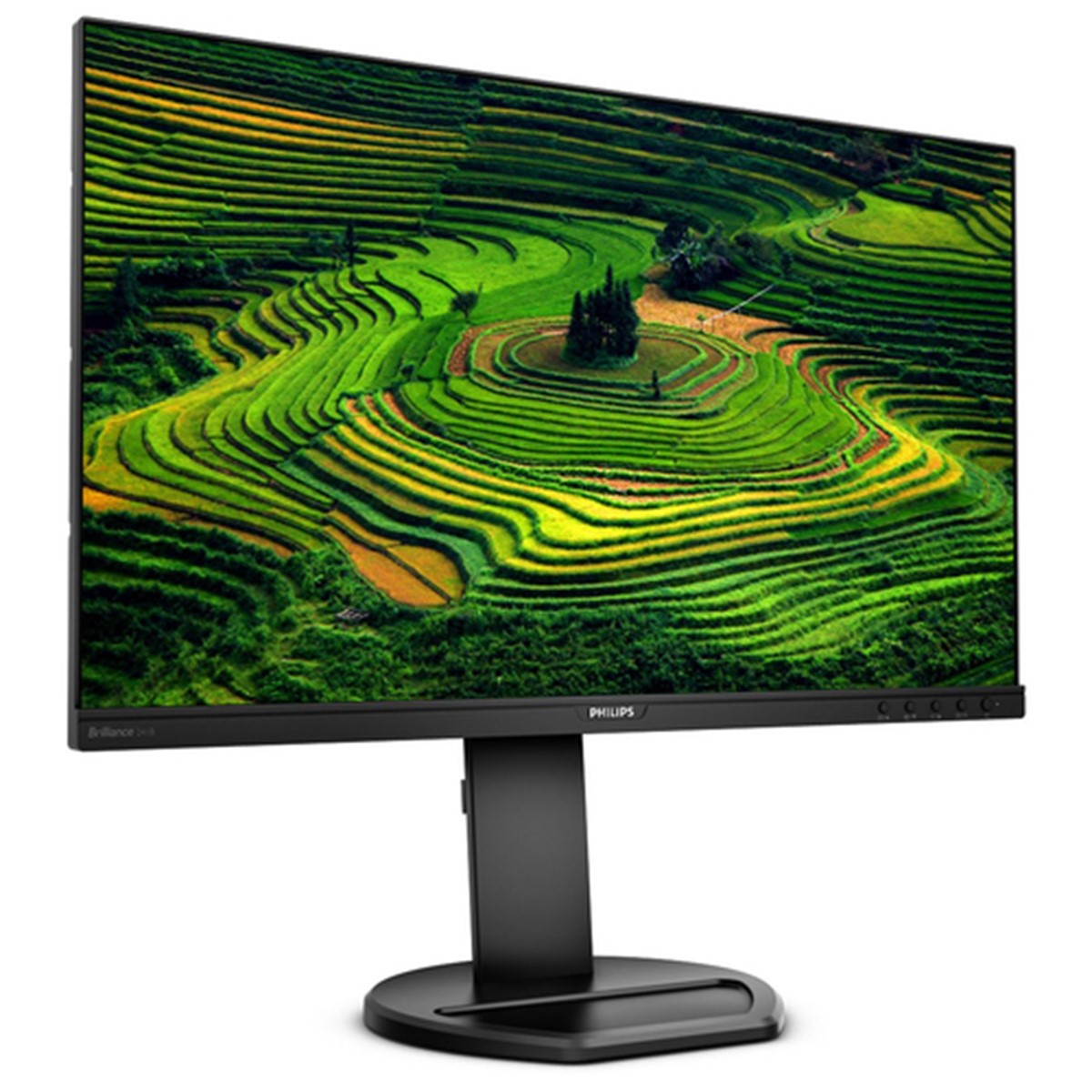 PHILIPS MONITOR 23,8" LED IPS 16:9 1920X1080 250CD/M 5MS VGA/DVI/DP/HDMI USB MULTIMEDIALE