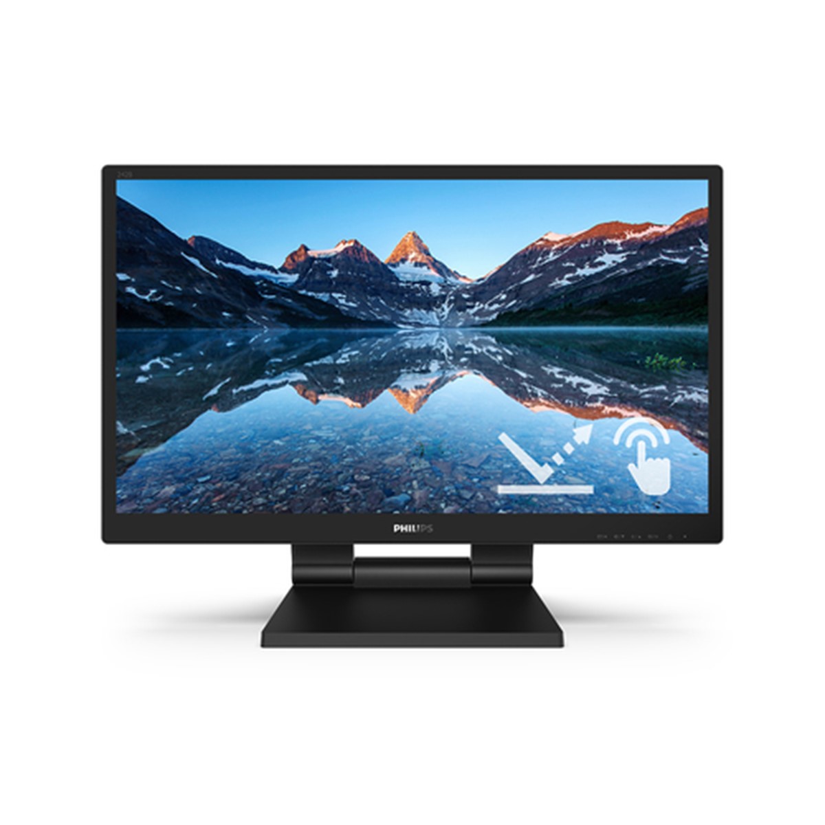 PHILIPS MONITOR TOUCH 23,8 LED IPS FHD 16:9 5MS 250 CDM, VGA/DVI/DP/HDMI, PIVOT, MULTIM, IP54, RIPI
