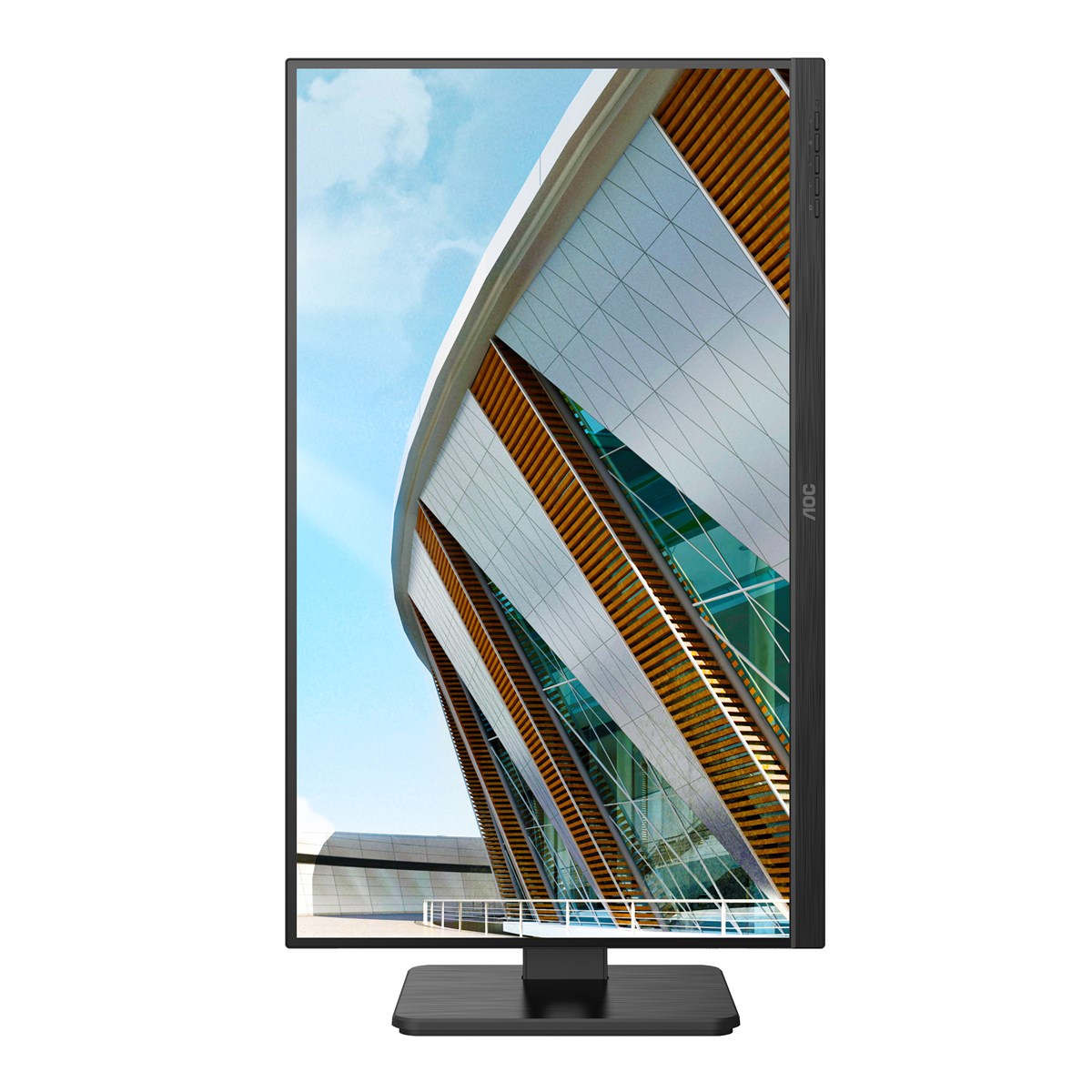 AOC MONITOR 23,8 LED VA FHD 16:9 4MS 250 CDM, PIVOT, VGA/DVI/DP/HDMI, MULTIMEDIALE