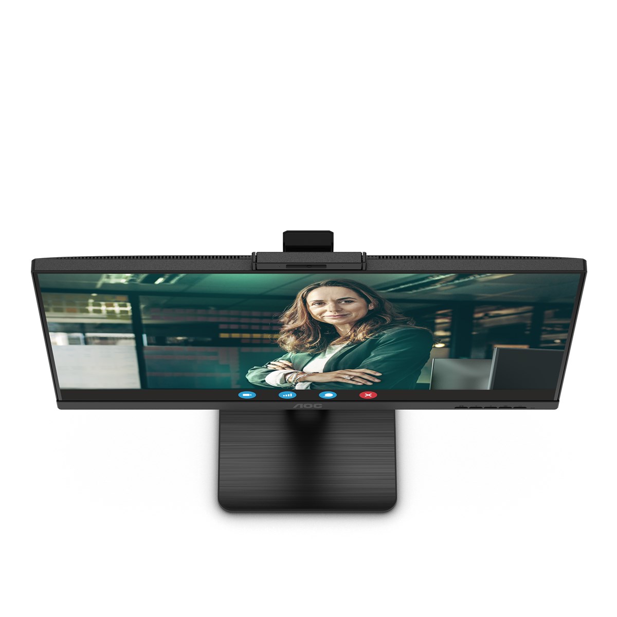 AOC MONITOR 23,8 LED IPS FHD 16:9 4MS 300 CDM, WEBCAM, USB-C, PIVOT, DP/HDMI, MULTIMEDIALE