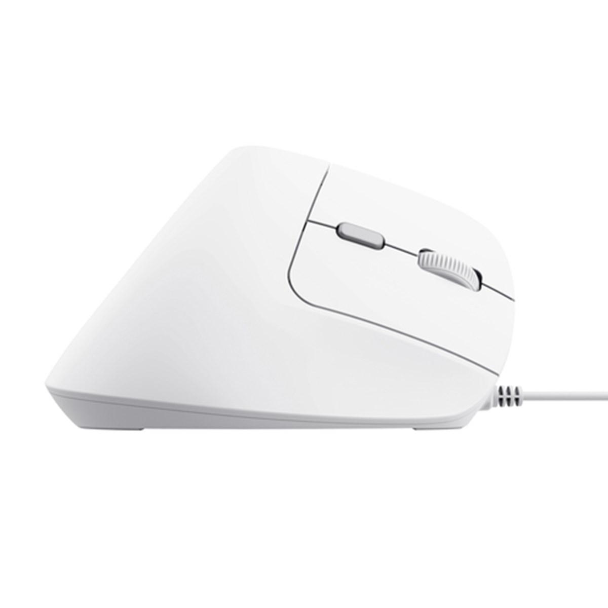 TRUST MOUSE ERGONOMICO BAYO II, BIANCO