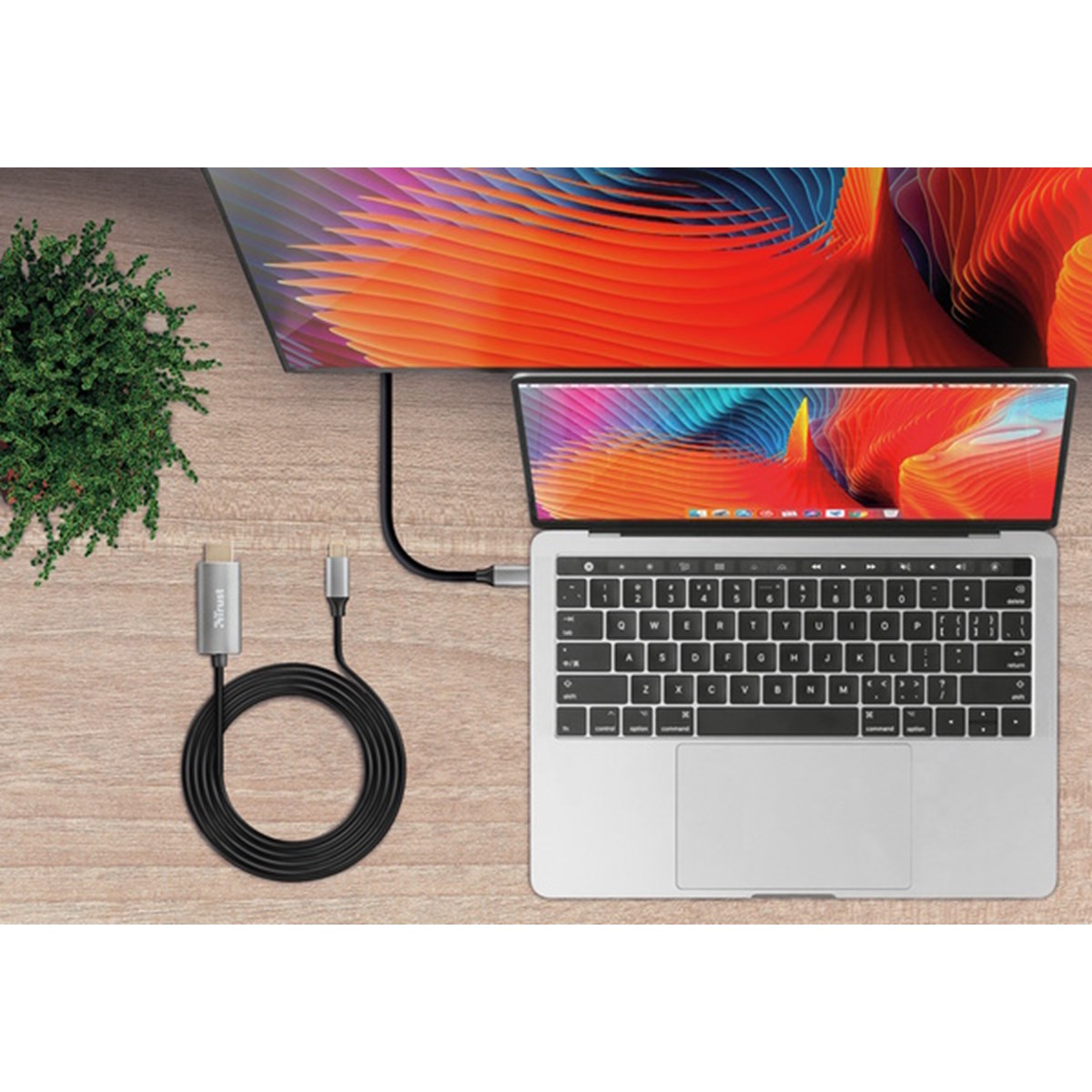 TRUST CALYX CAVO USB-C TO HDMI