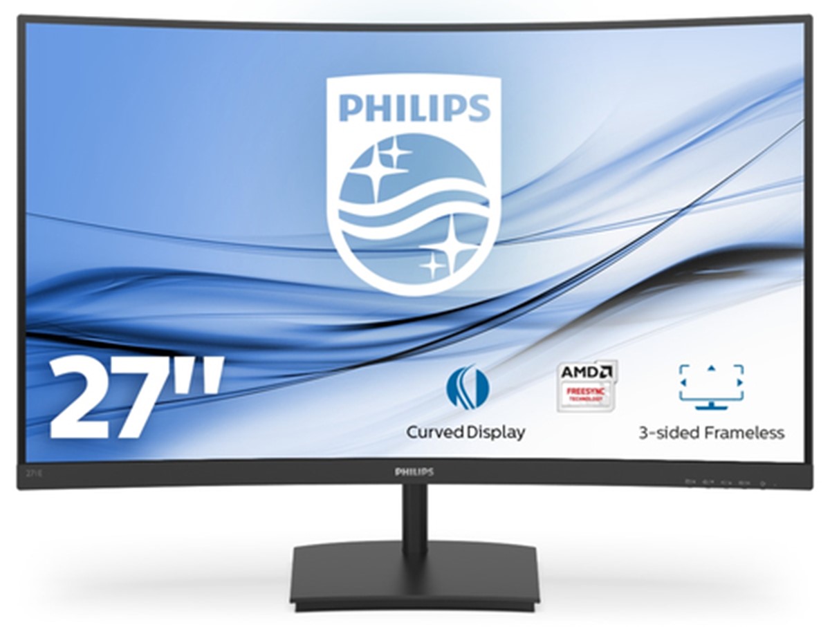 PHILIPS MONITOR CURVO 27" FHD 16:9 4MS 250 CD/M VGA/HDMI MULTIMEDIALE