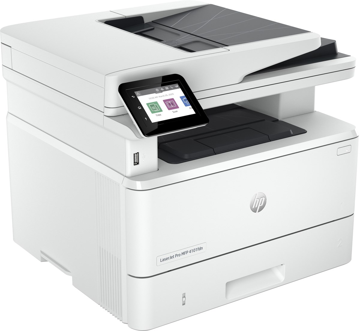 HP MULTIF. LASER A4 B/N, LASERJET PRO 4102FDN, 40PPM, ADF, FRONTE/RETRO, USB/LAN, 4IN1