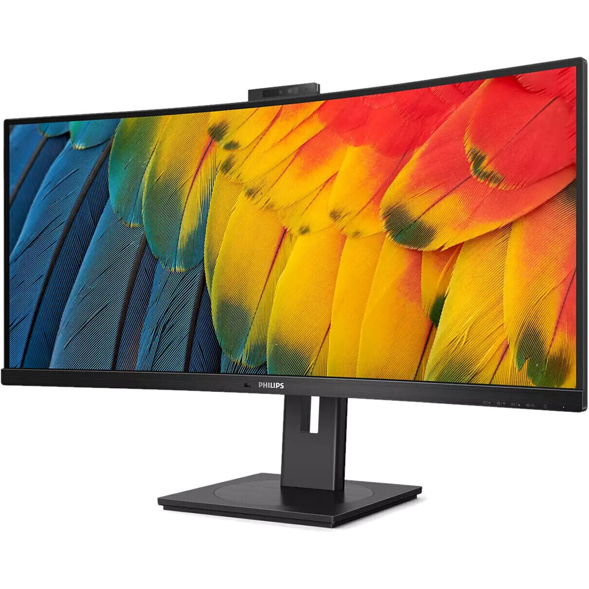 PHILIPS MONITOR CURVO 34 LED VA ULTRA WIDE 3440X1440 21:9 4MS 350 CDM, USB-C DOCK, WEBCAM, REG ALTEZ, MULTIMEDIALE