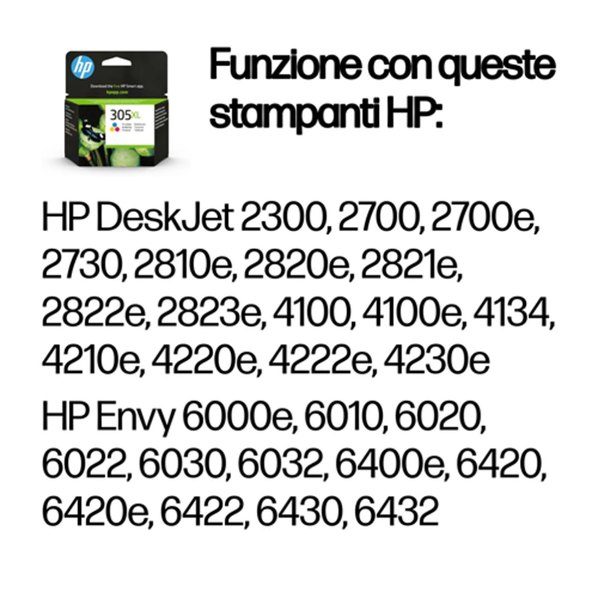 HP CARTUCCIA 305XLINKJET ALTA CAPACITA TRICROMIA