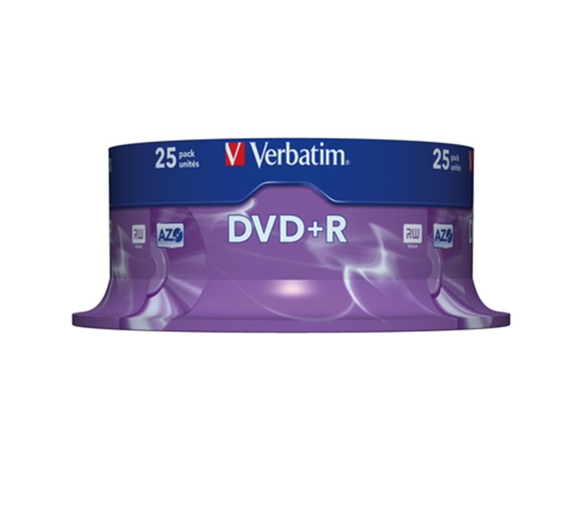 VERBATIM 25 DVD+R 4,7GB AZO 16X CAKE