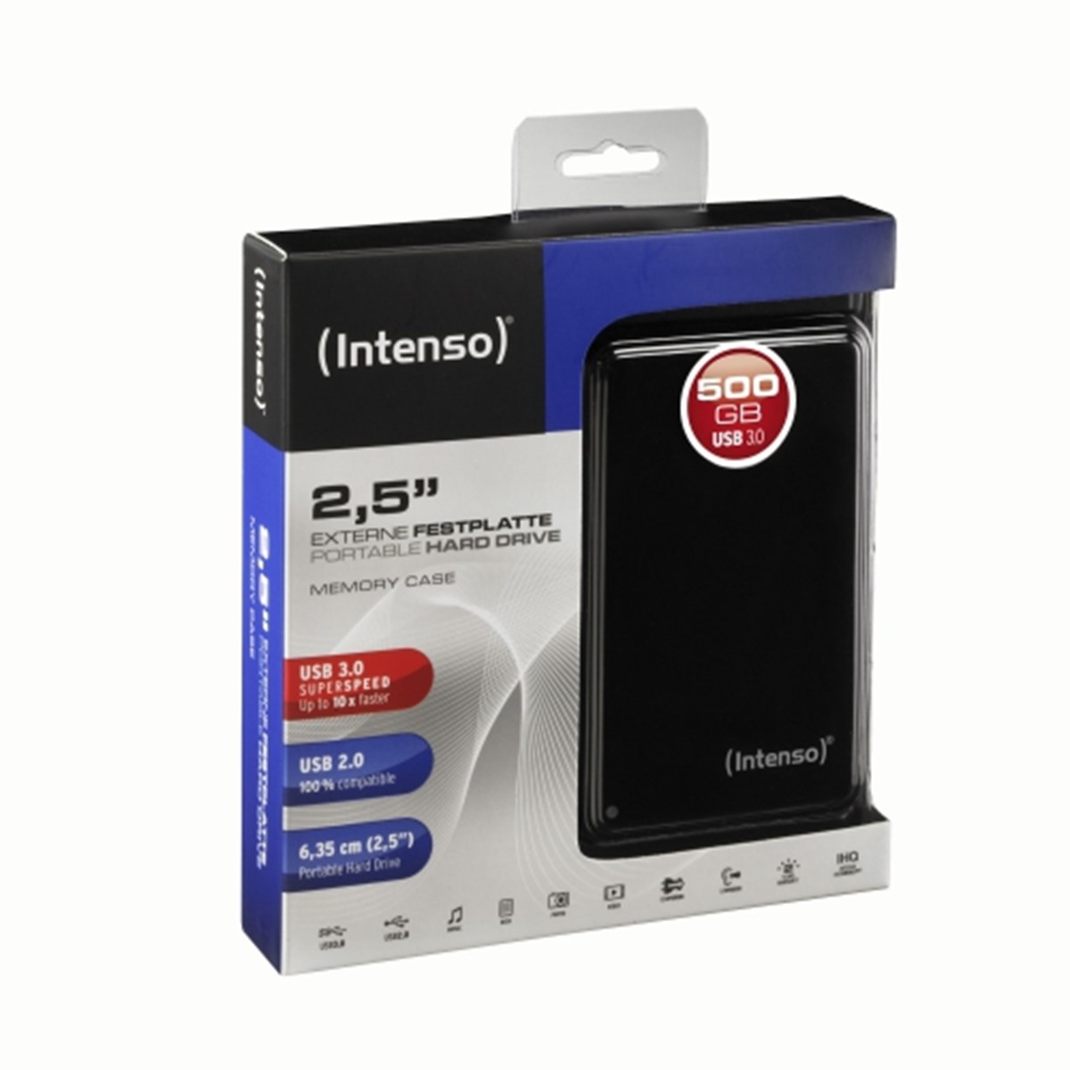 INTENSO HDD ESTERNO 500GB 2.5 USB 3.2 5400RPM BLACK