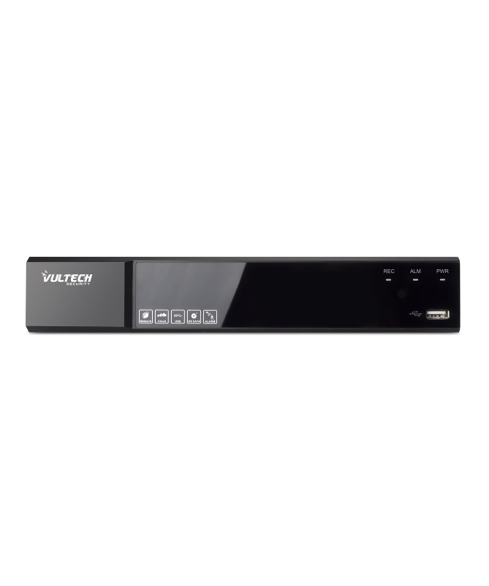 VULTECH SECURITY UVR 5IN1 IBRIDO 4CH ANALOG.+ 2 DIGIT.  HDMI P2P CLOUD 1 HD 5MPX LITE H265 CVBS SUPP