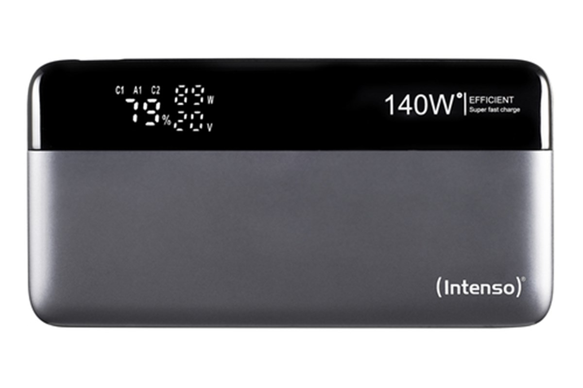 INTENSO POWER ADAPTER INCLUDING CHARGING 140W + DATA CABLE NYLON 2,0M