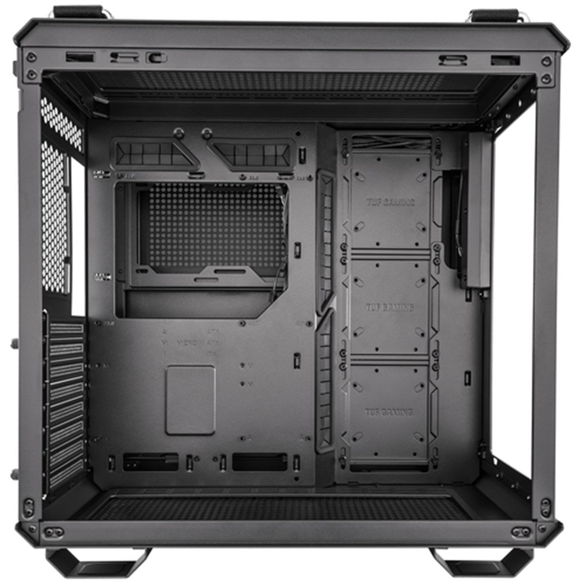 ASUS CASE GAMING GT502 TUF GAMING MID TOWER, 8+3 SLOT ESPANSIONE, 3X120MM FAN FRONT, 2X120MM FAN FRONT, BLACK
