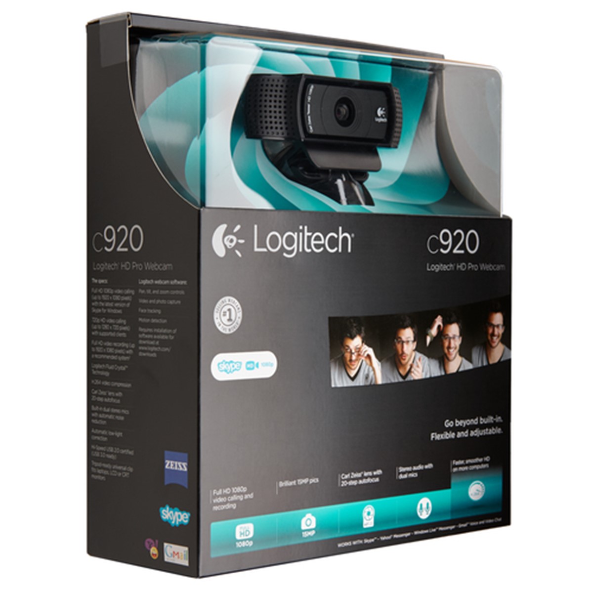 LOGITECH WEBCAM PRO C920 USB FULL HD AUTOFOCUS E MICROFONO