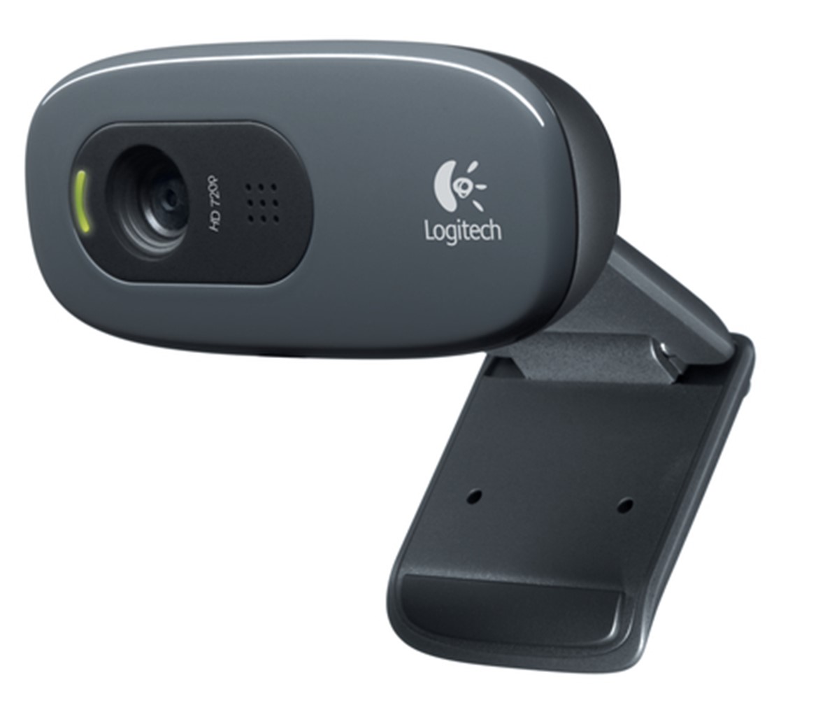 LOGITECH WEBCAM HD C270 USB 3MPX 1280X720  FLUID CRYSTAL MICROFONO INCORPORATO CLIP FISSAGGIO RILEVAMENTO AUTOMATIVO VOLTO E MOVIMENTO
