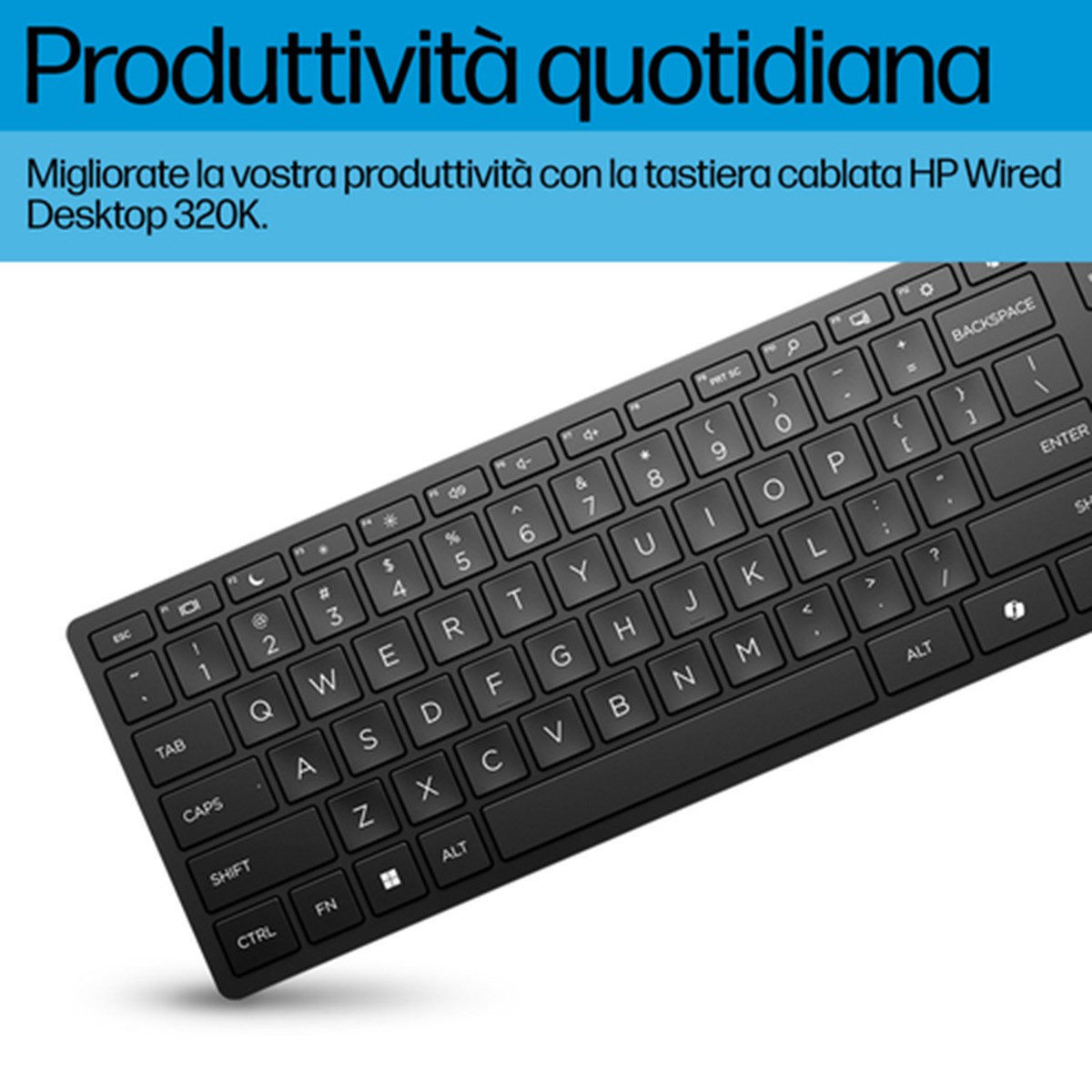 HP TASTIERA USB 320K