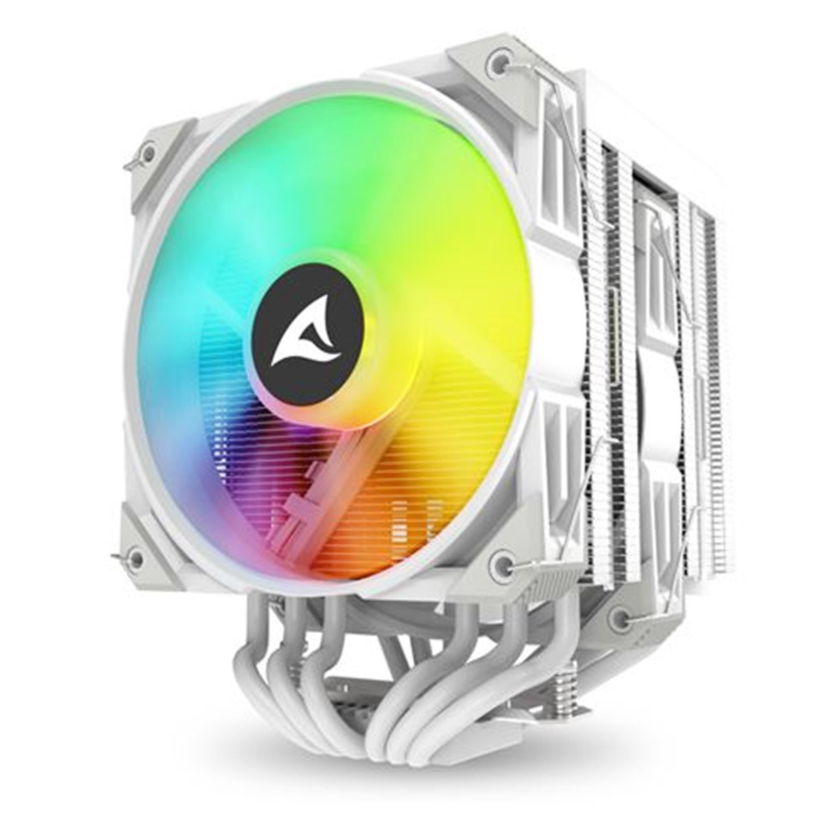 SHARKOON DISSIPATORE AD ARIA 1X 120MM ARGB PWM FAN, 1X 120MM PWM FAN, 6X COPPER PIPES, DIRECT TOUCH,