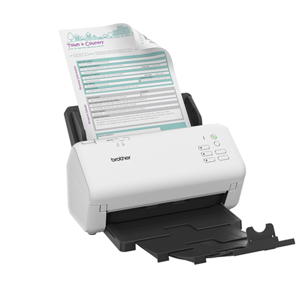 BROTHER SCANNER DOCUMENTALE ADS-4300N A4 40PPM ADF USB/LAN