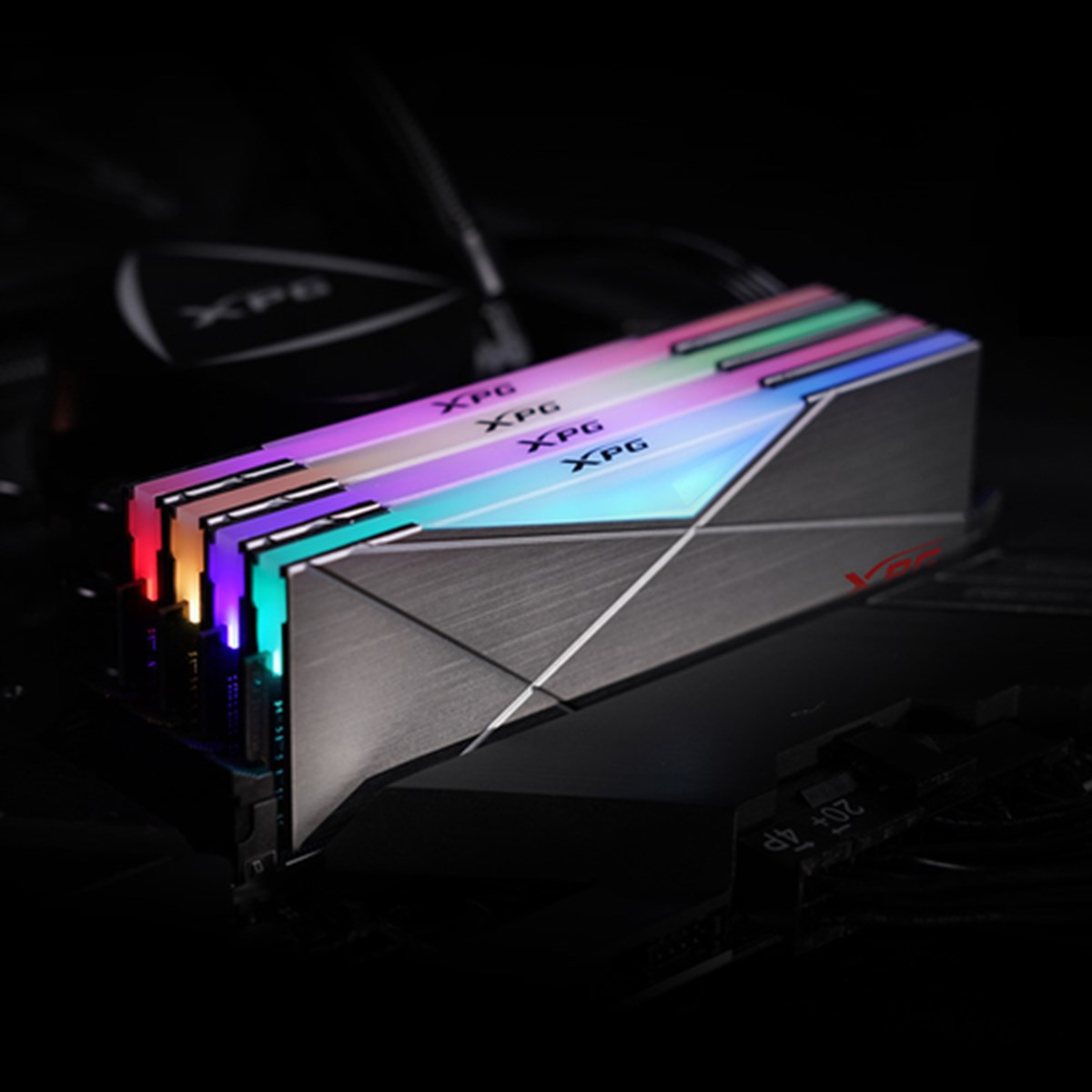ADATA RAM DDR4 32GB KIT (2x16Gb) XPG Spectrix 3600Mhz CL18 RGB Gray Heatsink