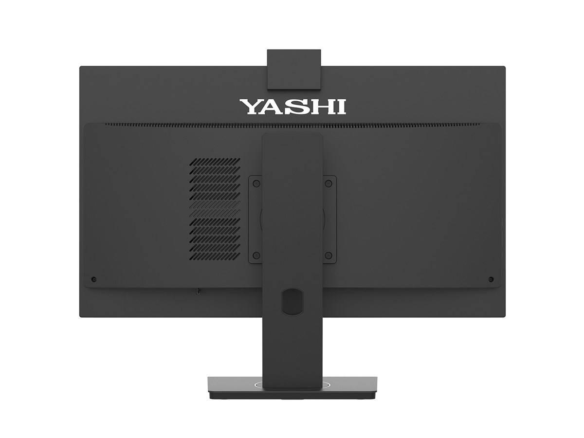 YASHI PC AIO 24" PIVOT BLACK QUANTUM i5-12400 16GB 512GB SSD WIN 11 PRO