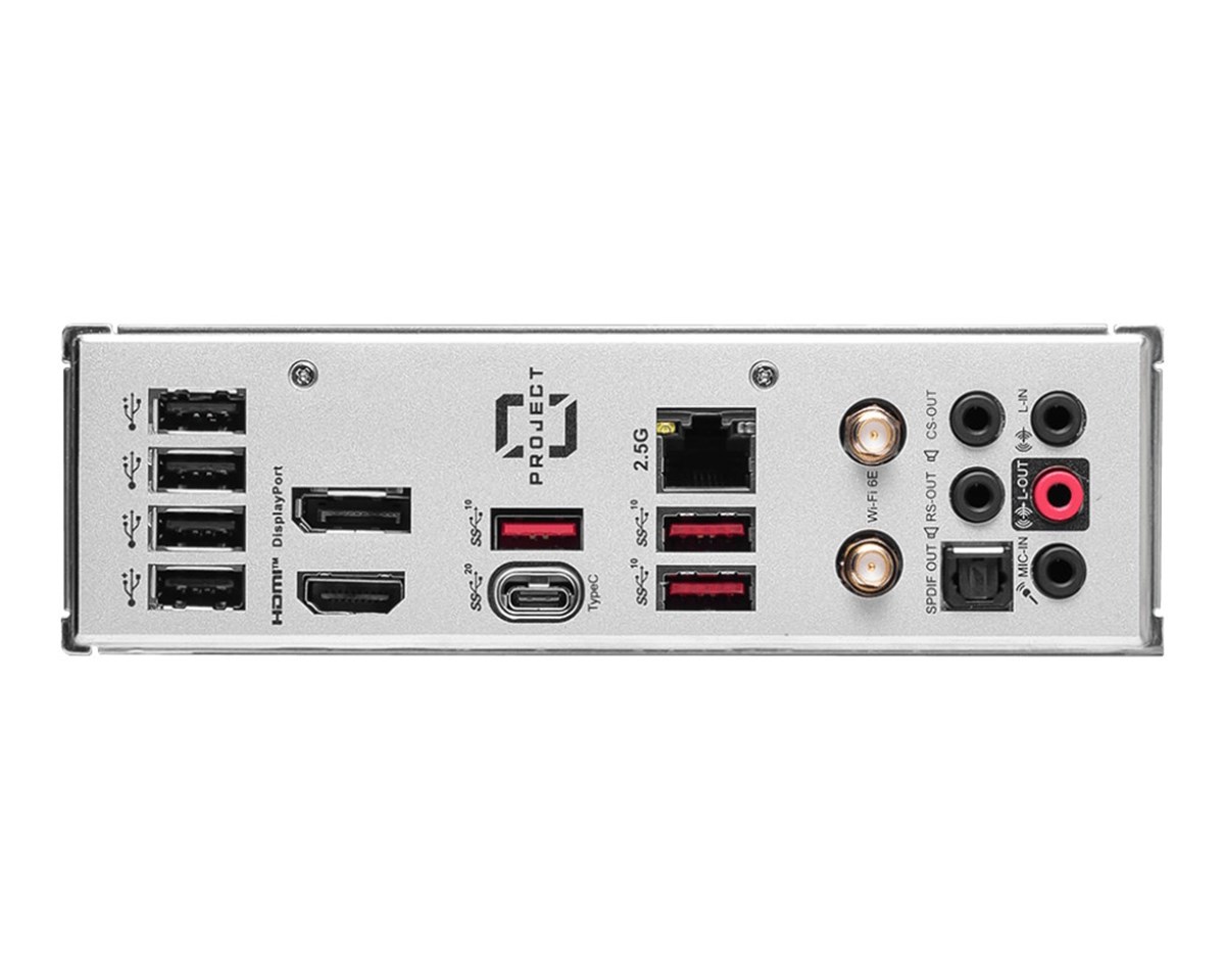 MSI MB B760M, PROJECT ZERO B760M STD LGA1700,4DDR5,2PCI-Ex16,1PCI-Ex1,2M.2,4SATA3,1USB3.2 Gen2x2,4US