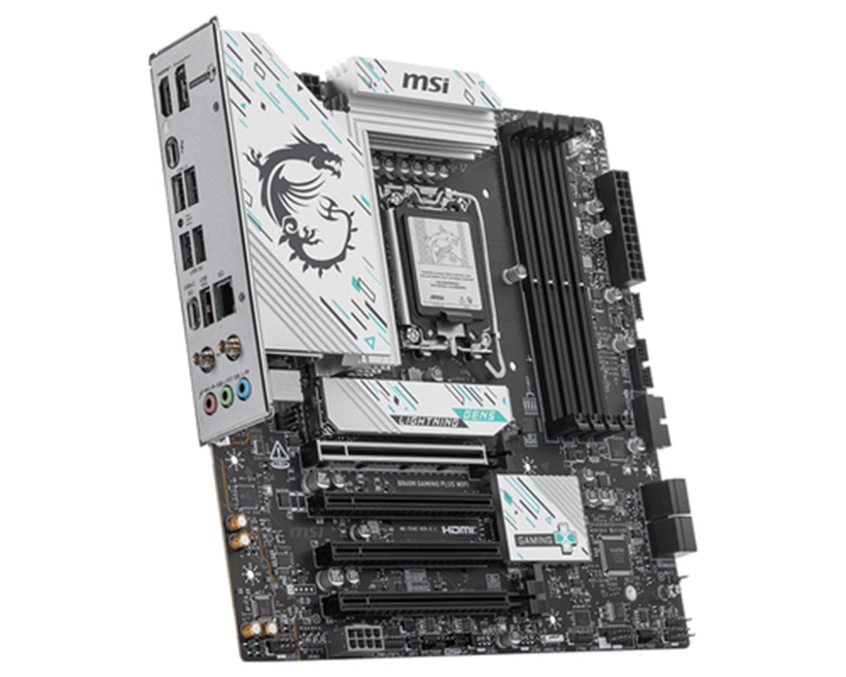 MSI MB INTEL B860M GAMING PLUS WIFI, m-ATX DDR5, 1PCI-Ex16, 1PCI-Ex4, 2PCI-Ex1, 4SATA3