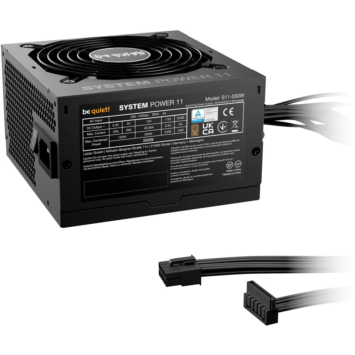 BE QUIET! ALIMENTATORE SYSTEM POWER 11 550W