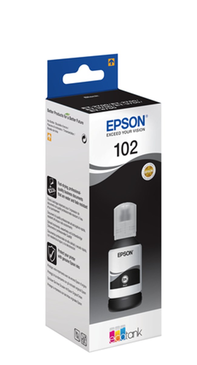 EPSON FLACONE ECOTANK NERO 127ML, 102