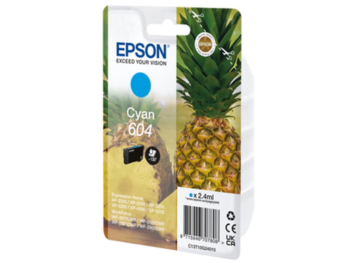 EPSON CART. INK CIANO, ANANAS 604