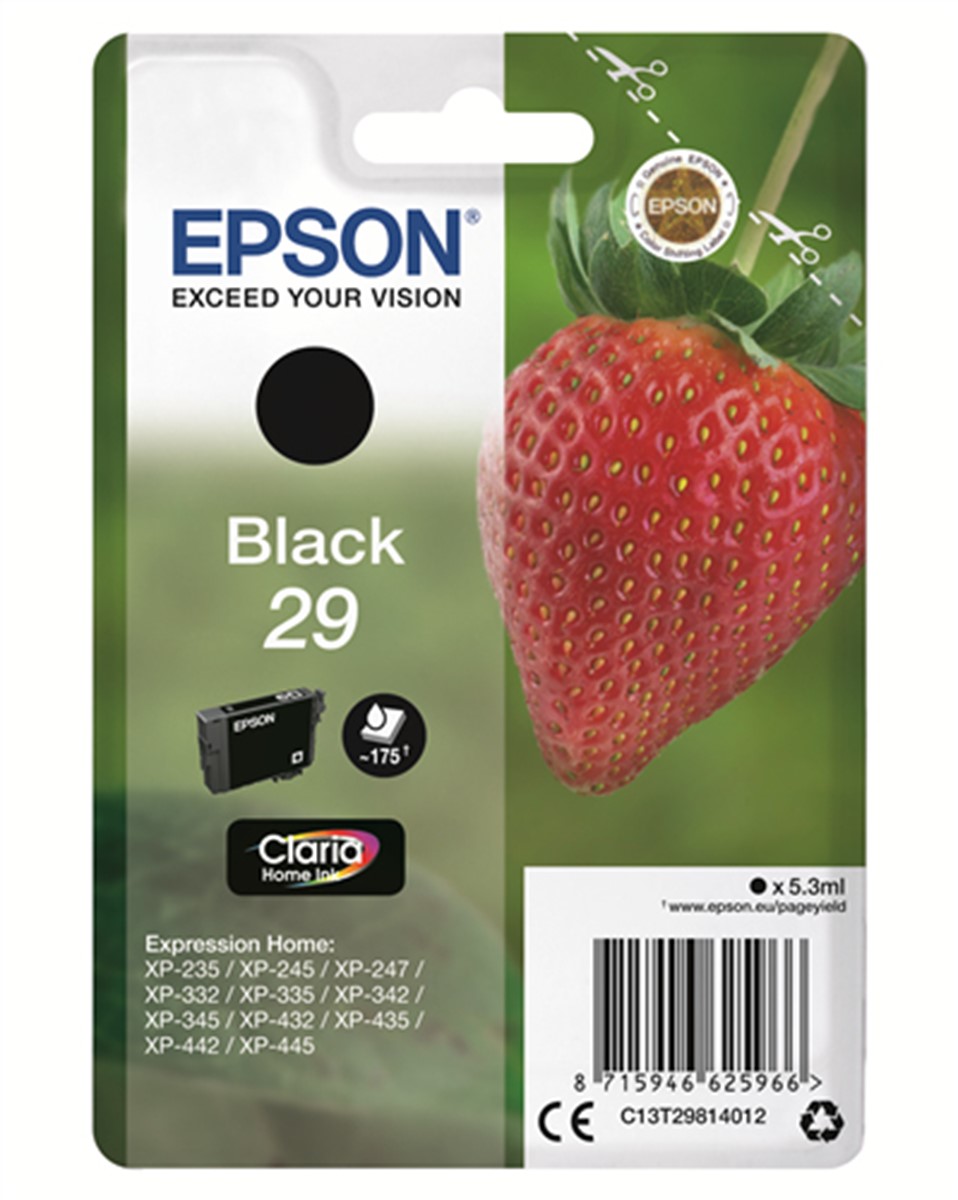 EPSON CART. INK NERO SERIE FRAGOLA