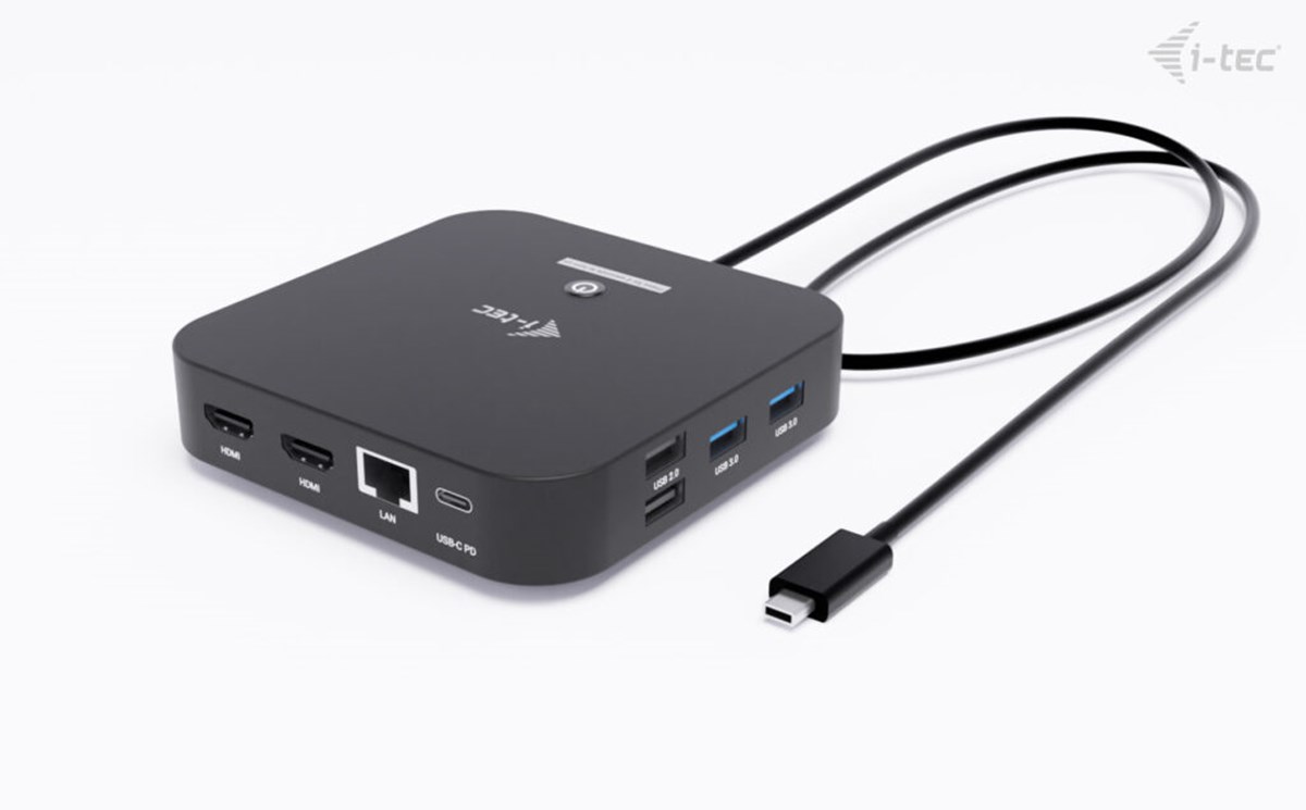 I-TEC DOCKING STATION USB-C DUAL HDMI CON POWER DELIVERY 100 W PIU CARICATORE 100W