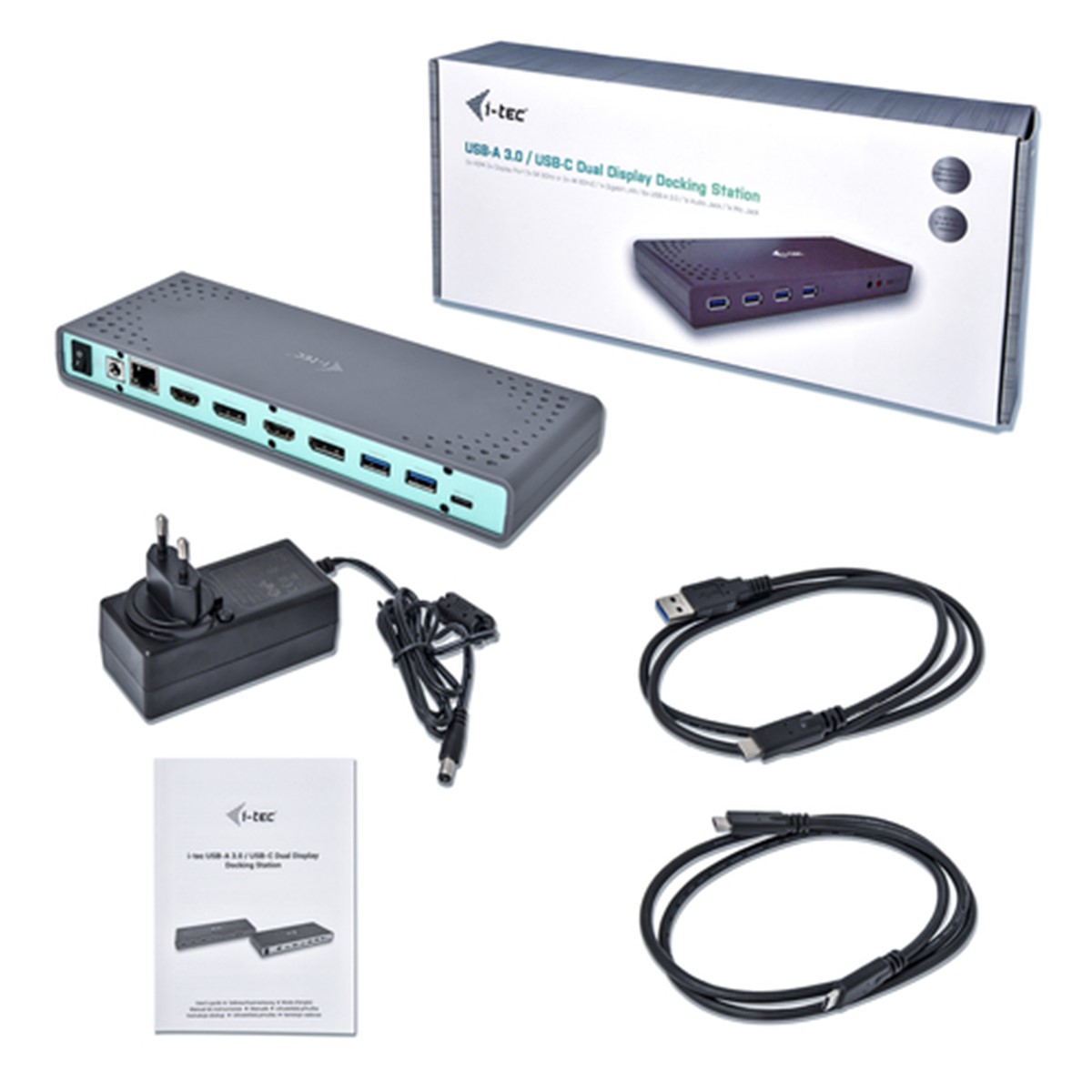 I-TEC DOCKING STATION USB 3.0 / USB-C 5K, UNIVERSALE A DOPPIO DISPLAY