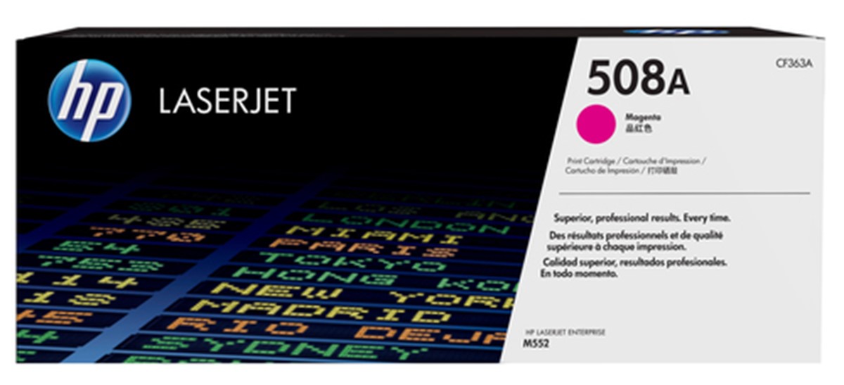 HP TONER MAGENTA 508A 5000 PAGINE PER M552/M553/M577