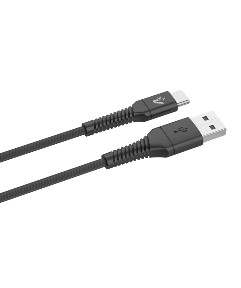VULTECH CAVO SMARTPHONE USB to Type-C, 1,2m, 3.0A 60W, NERO