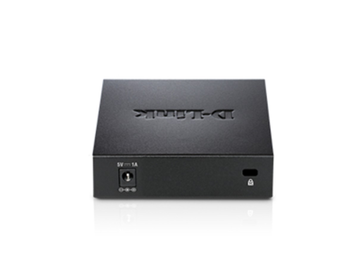 D-LINK SWITCH 5 PORTE 10/100 CASE METALLICO