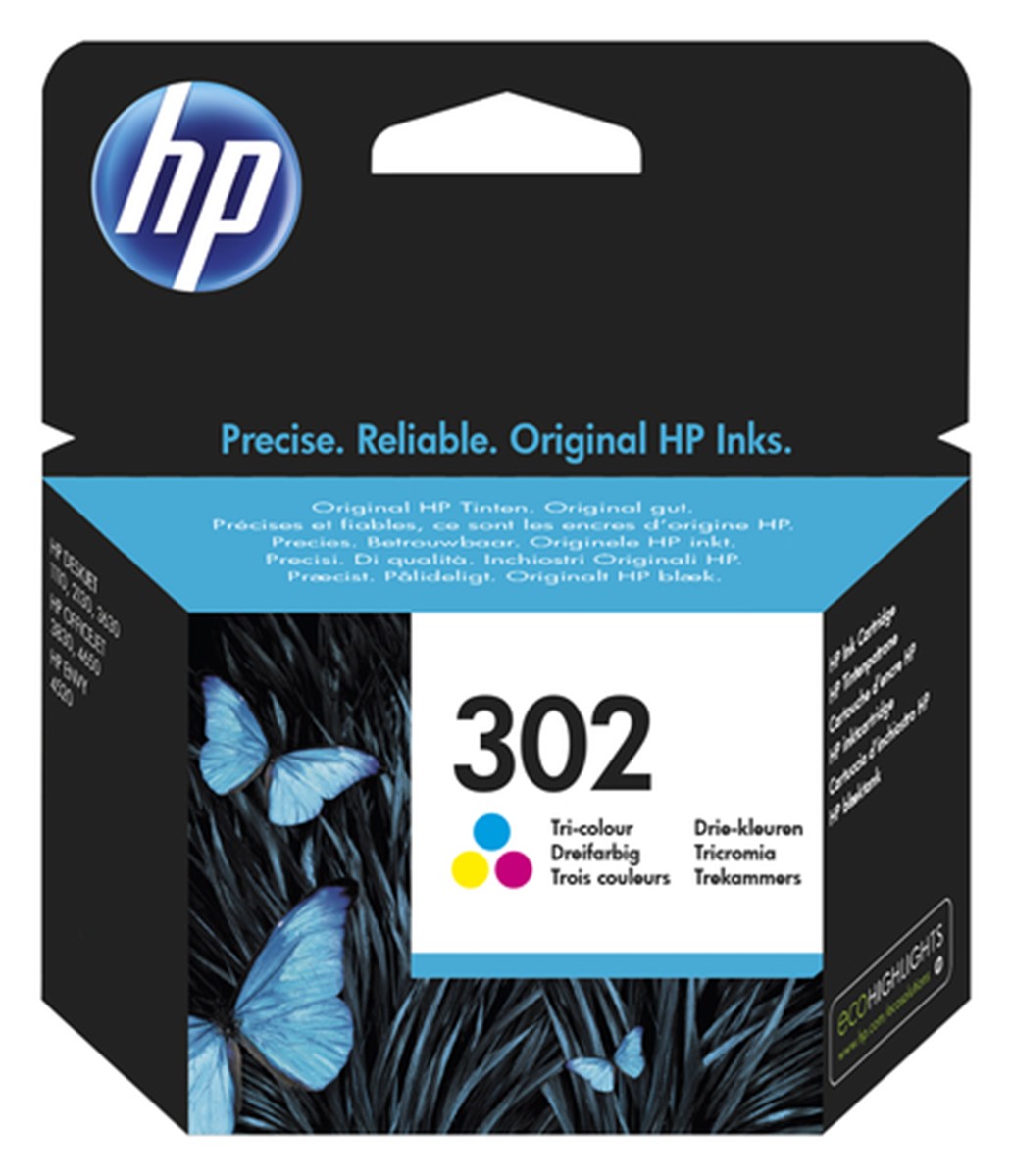 HP CART. INK MULTICOLOR N.302 PER DJ2130/1110 OJ3830/4650 ENVY4521