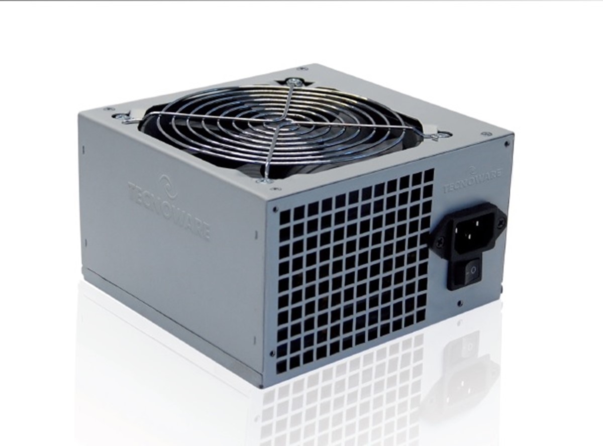 TECNOWARE ALIMENTATORE ATX FREE SILENT 550 W, VENTOLA 120MM, 2xSATA, 1x24 POLI, 1x12 V, 4+4 POLI, 2xMOLEX, 1xFLOPPY, SINGLE BOX