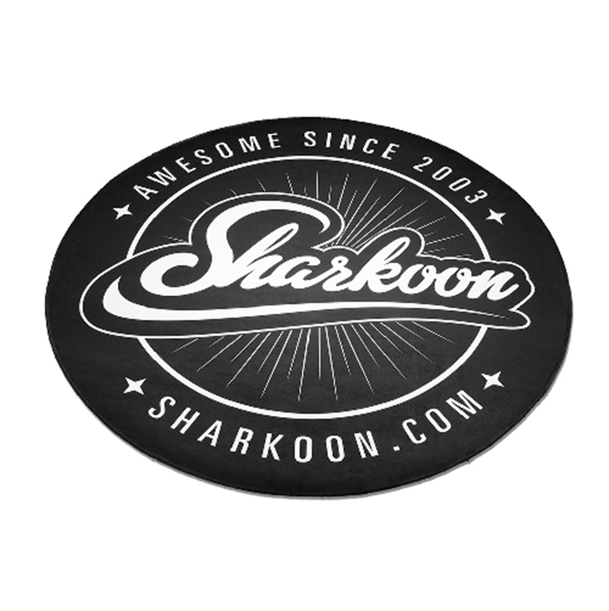 SHARKOON TAPPETO PER SEDIA GAMING FLOOR MAT, DIAMETRO 120 CM, SPESSORE 5 MM, BASE ANTISCIVOLO, POLI