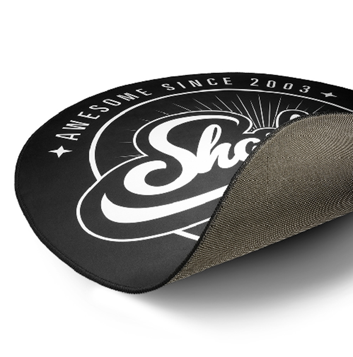 SHARKOON TAPPETO PER SEDIA GAMING FLOOR MAT, DIAMETRO 120 CM, SPESSORE 5 MM, BASE ANTISCIVOLO, POLI