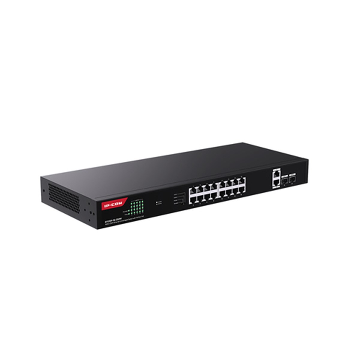 IP-COM SWITCH POE UNMANAGED, 20 PORT, 16 POE