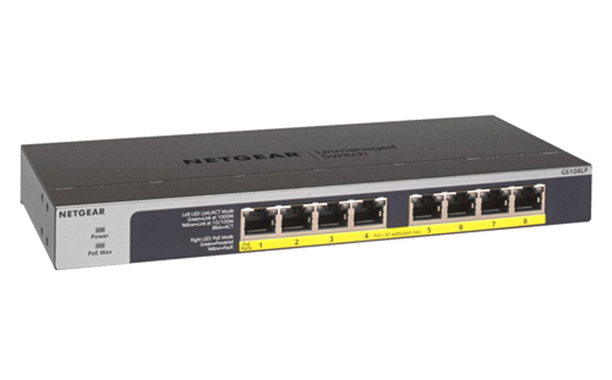 NETGEAR SWITCH 8 PORTE GIGABIT POE