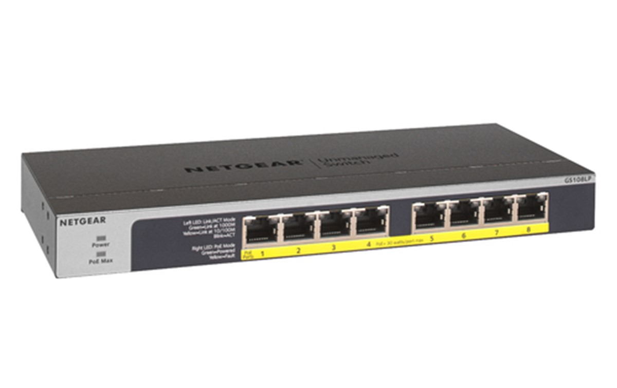 NETGEAR SWITCH 8 PORTE GIGABIT POE