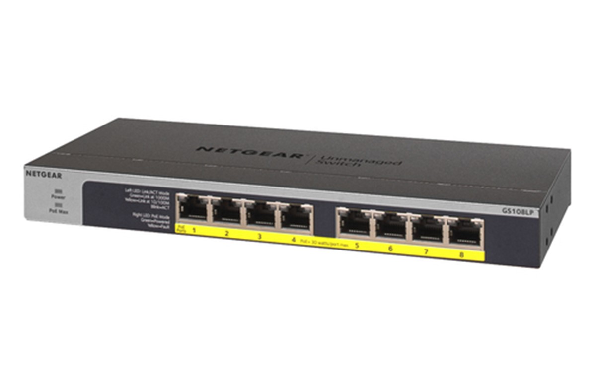 NETGEAR SWITCH 8 PORTE GIGABIT POE