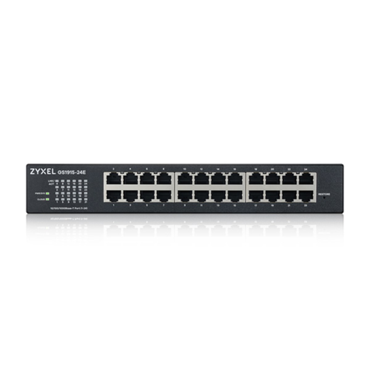 ZYXEL SWITCH MANAGED 24 PORTE GIGABIT, DESIGN SENZA VENTOLE, DESKTOP, NEBULAFLEX