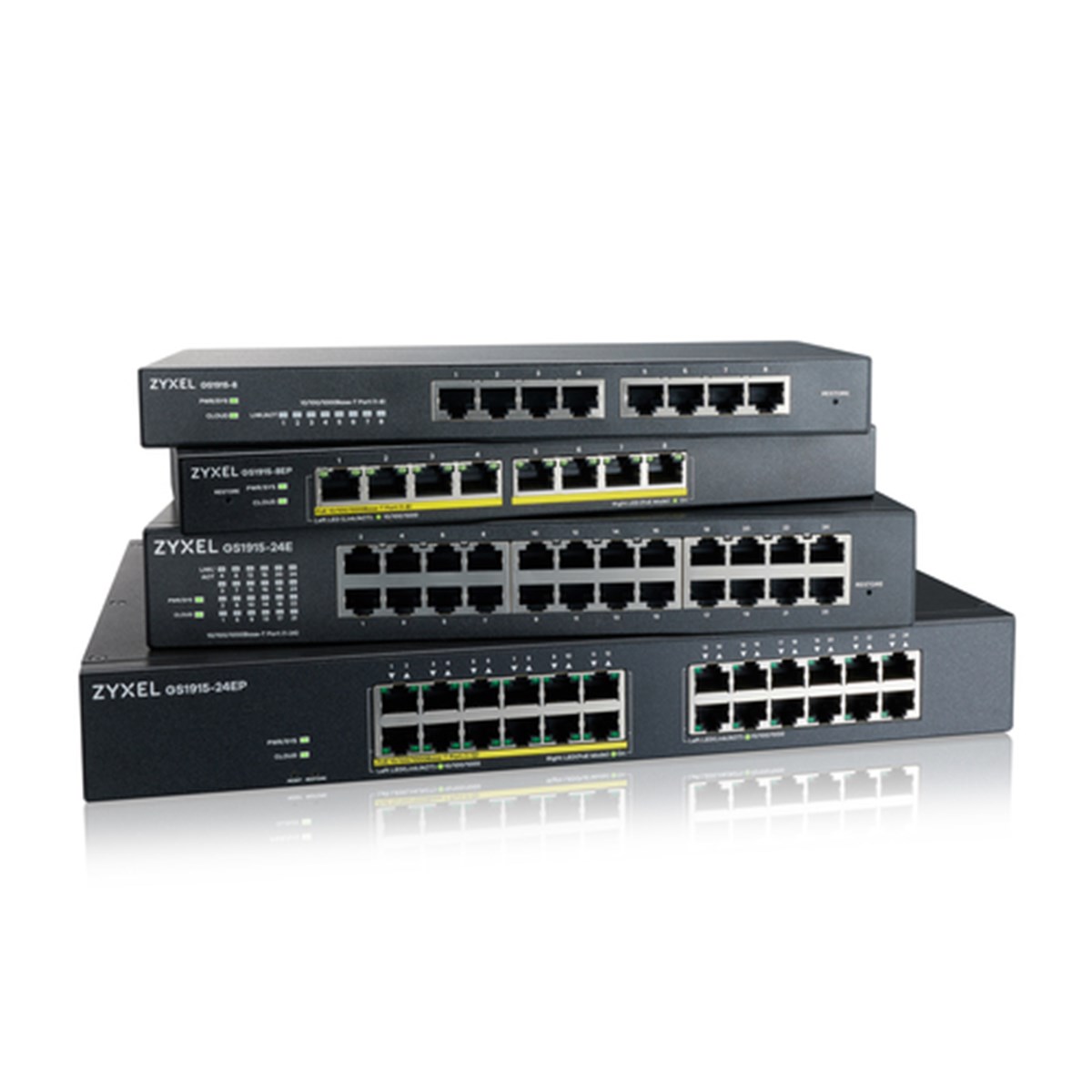 ZYXEL SWITCH MANAGED 24 PORTE GIGABIT, DESIGN SENZA VENTOLE, DESKTOP, NEBULAFLEX