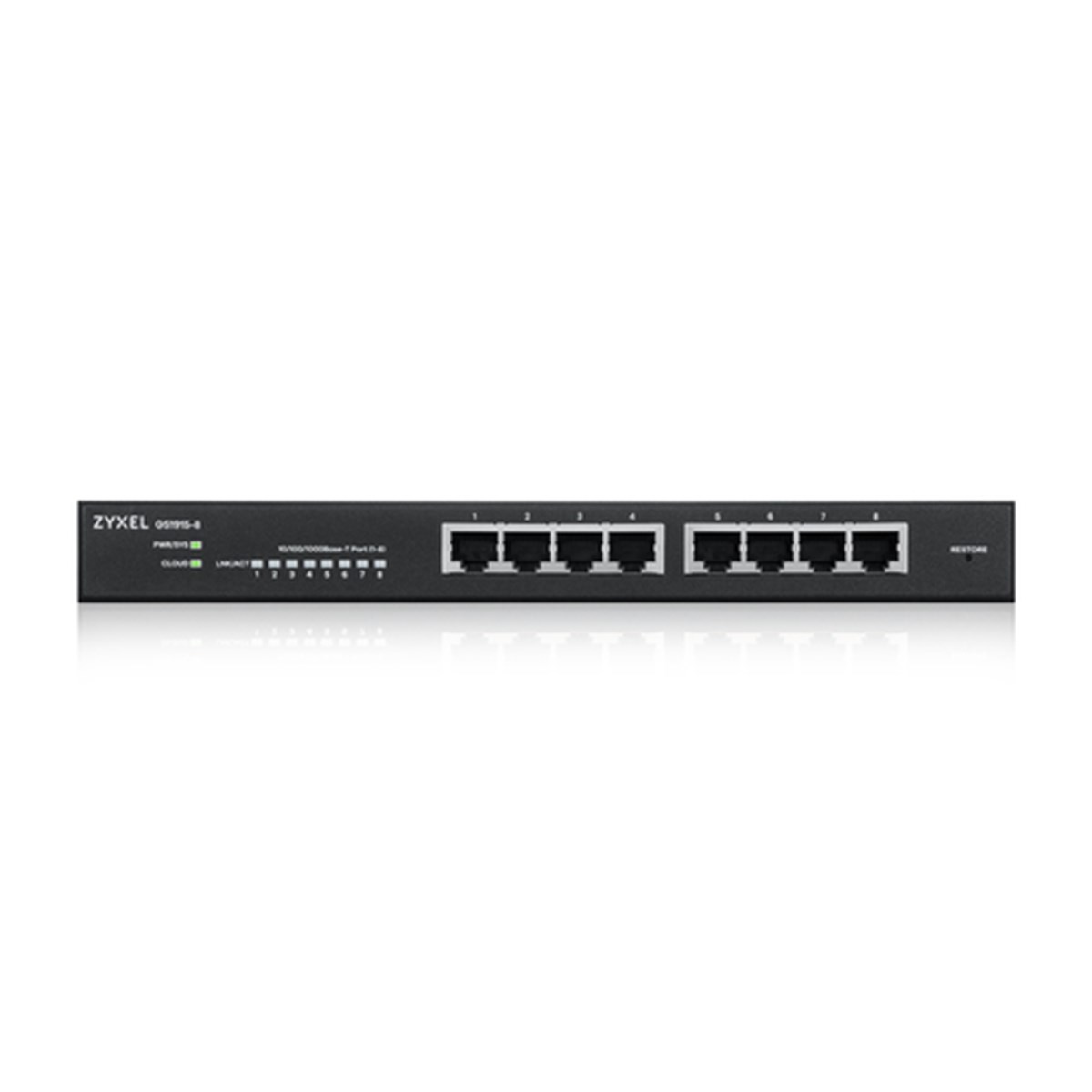 ZYXEL SWITCH MANAGED NEBULAFLEX 8 PORTE GIGABIT, IPV6, VLAN, SENZA VENTOLE, DESKTOP